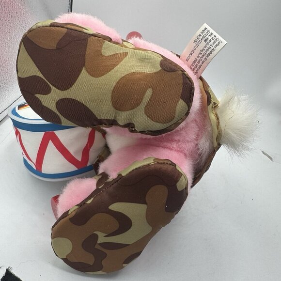 1998, 2000 Energizer Bunny Pink Military Green Camo Plush Toy. 12" - Picture 8 of 8